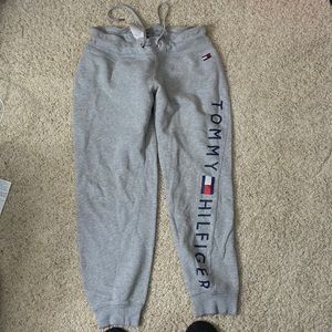 Grey, Tommy hilfiger sweatpants.